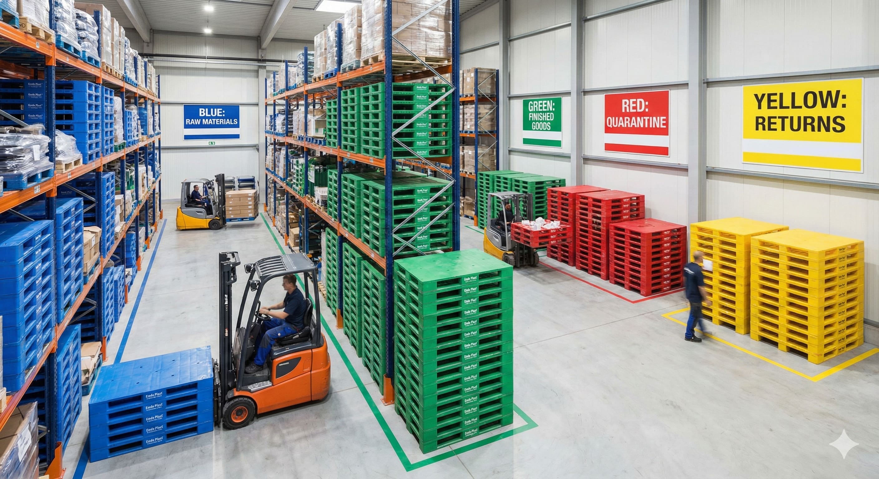 Strategi Visual Gudang: Maksimalkan Efisiensi dengan Pallet Berwarna