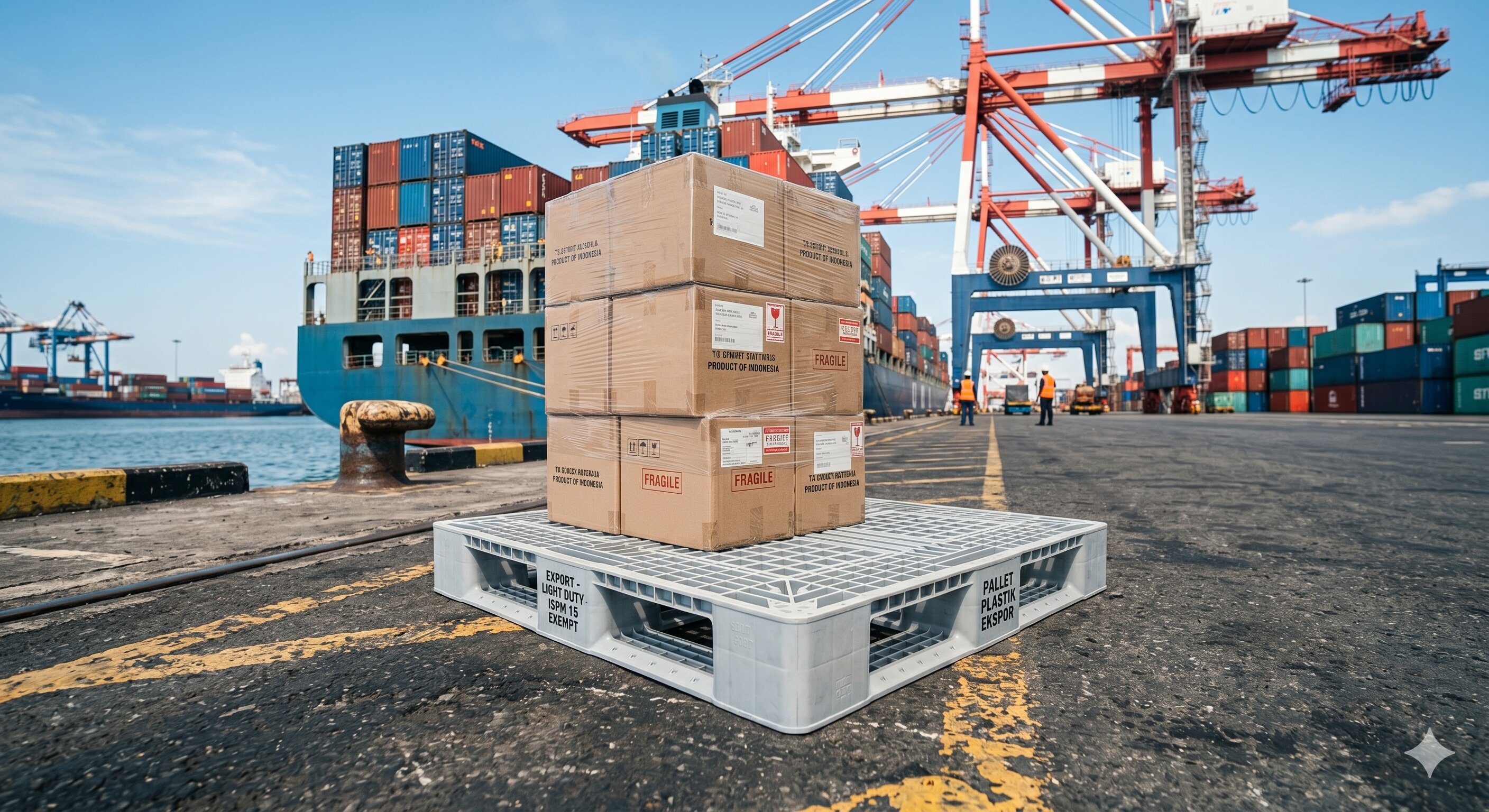 Jual Pallet Plastik Ekspor Pabrik Emdeplast