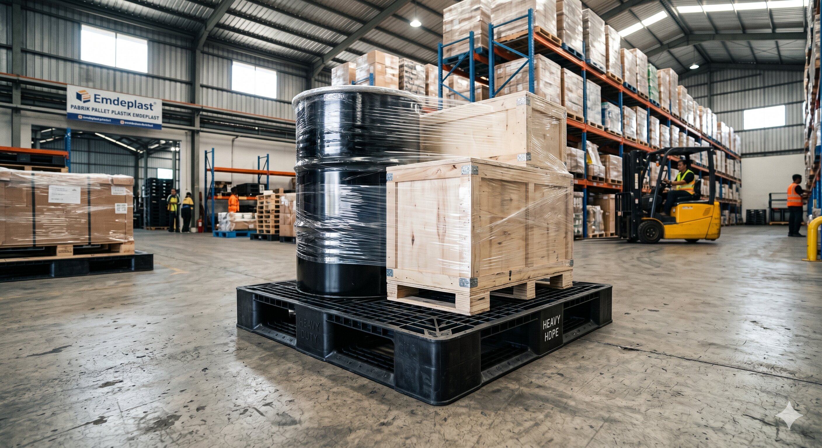 Jual Pallet Plastik Heavy Duty Pabrik Emdeplast