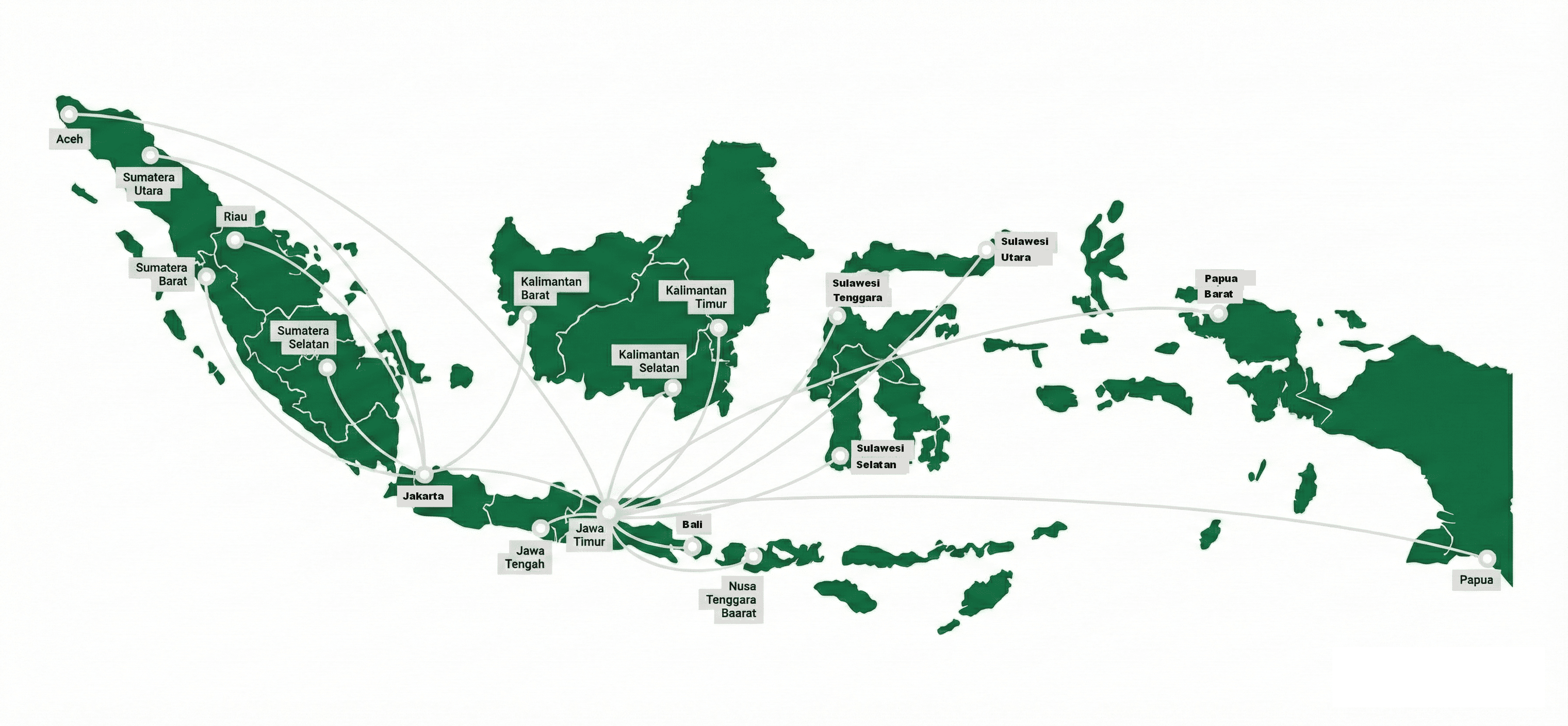Peta Distribusi Palet Plastik Indonesia Emde Plast