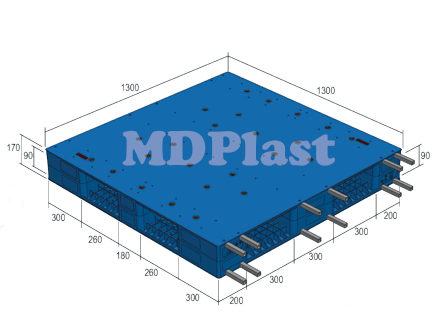 Plastic Pallet MDP 1313-RR Indonesia