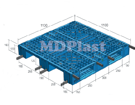 Plastic Pallet MDP 1111-3RP Indonesia