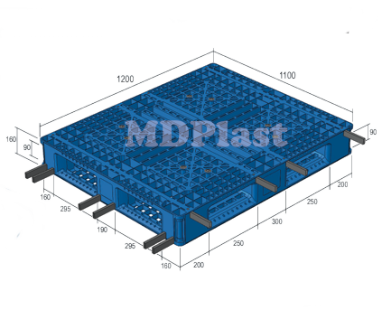 Plastic Pallet MDP 1211-6R Indonesia