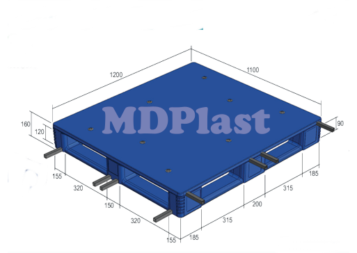 Plastic Pallet MDP 1211-5R Indonesia